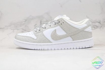 Nike SB Dunk Low Silver Shiny