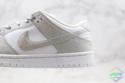 Nike SB Dunk Low Silver Shiny latersl