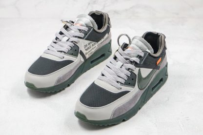Off -White Air Max 90 OW Grey Army Green release