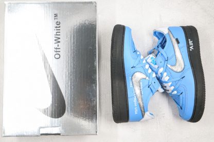 Off-White X Nike Air Force 1 MCA Silver Swoosh