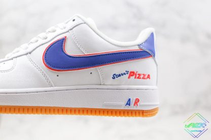 Scarrs Pizza Air Force 1 Low NYC blue swoosh
