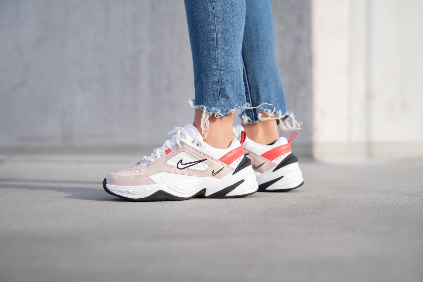 Wmns M2K Tekno Fossil Stone on feet