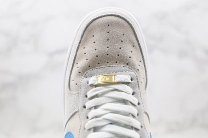 Air Force 1 07 EMB Grey Fog Light Photo Blue upper