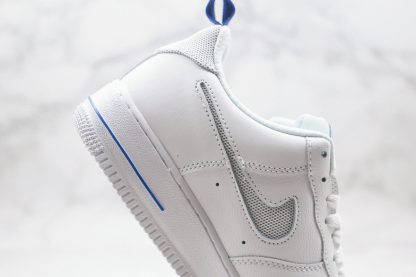 Air Force 1 Low Cut Out Swoosh White