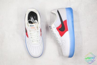 Air Force 1 Low EMB White Red inner