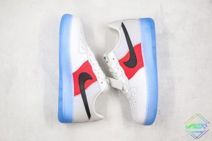 Air Force 1 Low EMB White Red panels