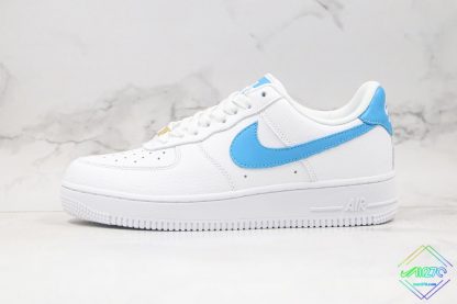 Air Force 1 White Teal Nebula-Gold