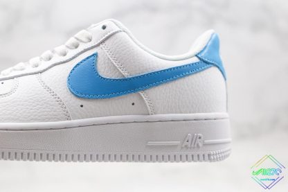 Air Force 1 White Teal Nebula-Gold lateral