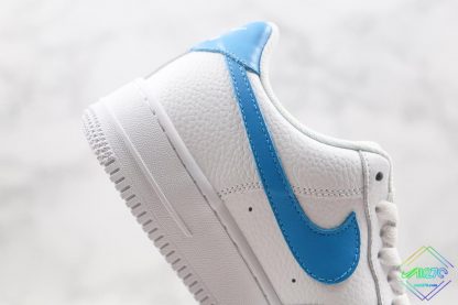 Air Force 1 White Teal Nebula-Gold swoosh