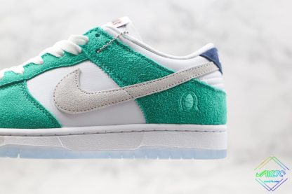 Kasina x Nike Dunk Low Road Sign grey swoosh