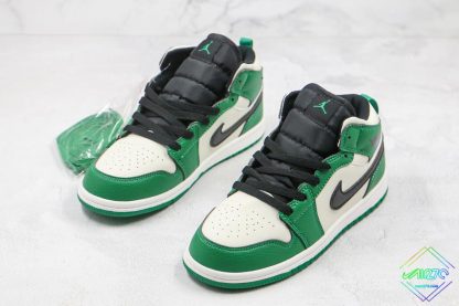 Kids Air Jordan 1 Mid White Pine Green sale