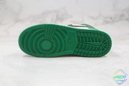 Kids Air Jordan 1 Mid White Pine Green sole