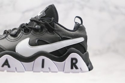 Nike Air Barrage Black White swoosh on panel