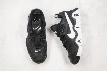 Nike Air Barrage Black White tongue