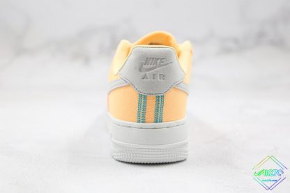 Nike Air Force 1 07 LX Life Lime Melon Tint grey heel