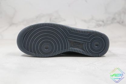 Nike Air Force 1 Shell Black Dark Grey bottom