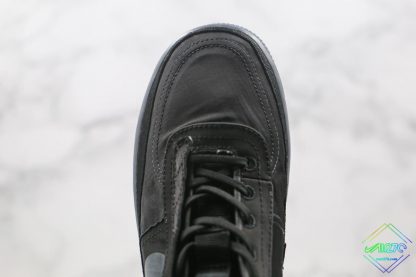 Nike Air Force 1 Shell Black Dark Grey upper