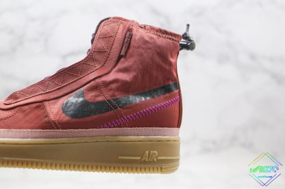 Nike Air Force 1 Shell Maroon lateral