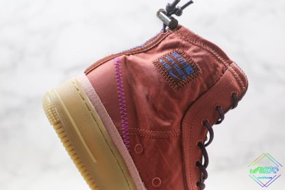 Nike Air Force 1 Shell Maroon panels