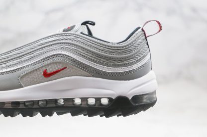 Nike Air Max 97 Golf Silver Bullet red swoosh