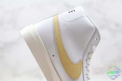 Nike Blazer Mid 77 Pale Orange yellow swoosh