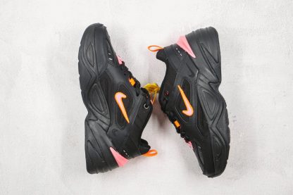 Nike M2K Tekno Black Pink swoosh