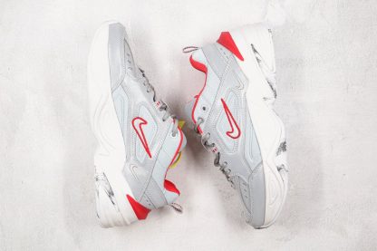 Nike M2K Tekno Metallic Silver Marbled swoosh