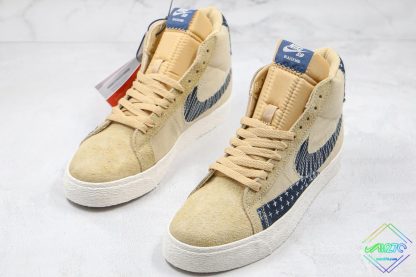 Nike SB Zoom Blazer Mid Sashiko Sesame sneaker