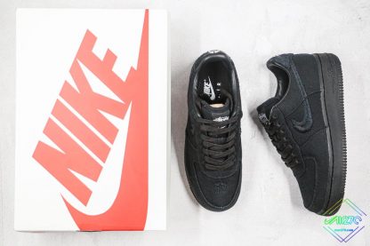 Stussy x Nike Air Force 1 Black inner