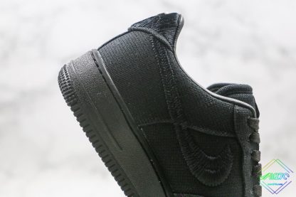 Stussy x Nike Air Force 1 Black swoosh