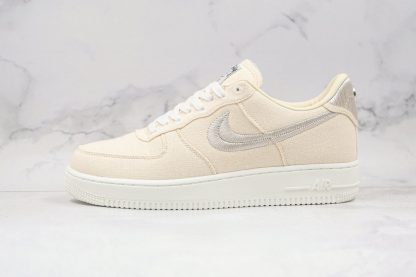 Stussy x Nike Air Force 1 Lows Fossil Stone