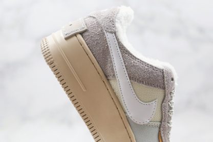 WMNS Nike Air Force 1 Shadow Wild Otameal white swoosh