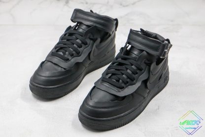 black Air Force 1 Mid x Comme des Garons