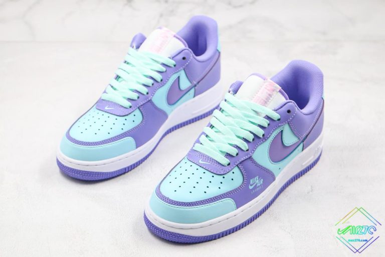 air force 1 teal purple gum