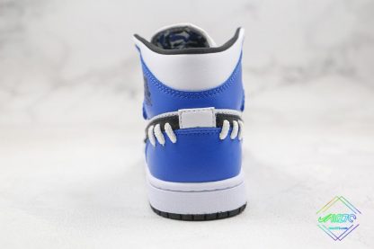 Air Jordan 1 Mid Sisterhood Royal Blue heel