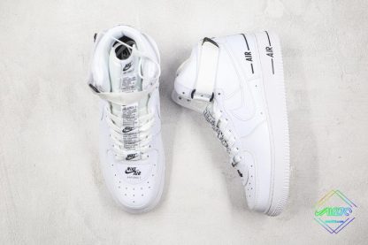 Dual Air White Black Nike Air Force 1 High for sale