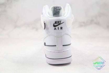 Dual Air White Black Nike Air Force 1 High heel