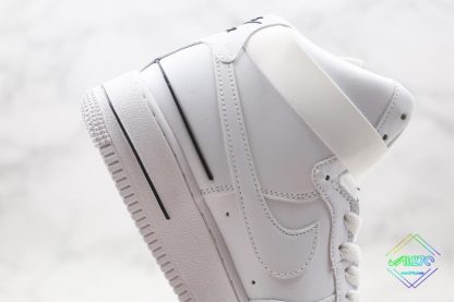 Dual Air White Black Nike Air Force 1 High panel