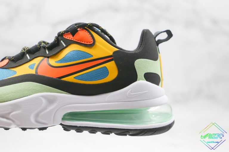 nike 270 green and orange