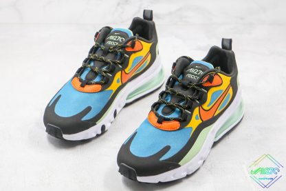 Max 270 React Green Abyss Laser Orange sneaker