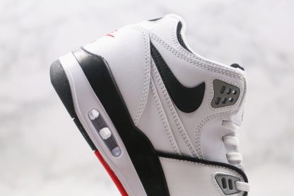 Nike Air Flight 89 White Black Grey Red panel