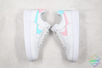 Nike Air Force 1 LXX White Pink Aqua for sale