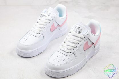 Nike Air Force 1 LXX White Pink Aqua pink swoosh
