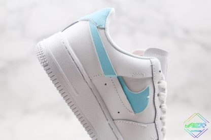 Nike Air Force 1 LXX White Pink Aqua swoosh