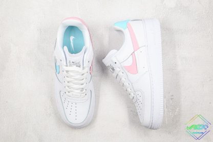 Nike Air Force 1 LXX White Pink Aqua tongue