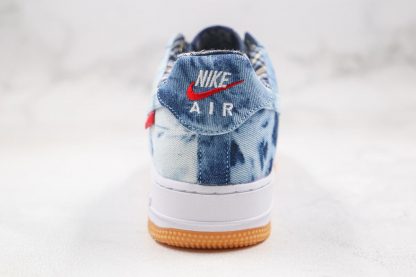 Nike Air Force 1 Low Washed Denim heel