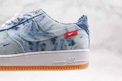 Nike Air Force 1 Low Washed Denim swoosh