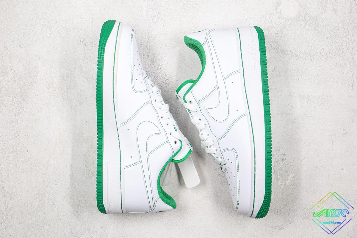 Nike Air Force 1 Low White Pine Green Stitch