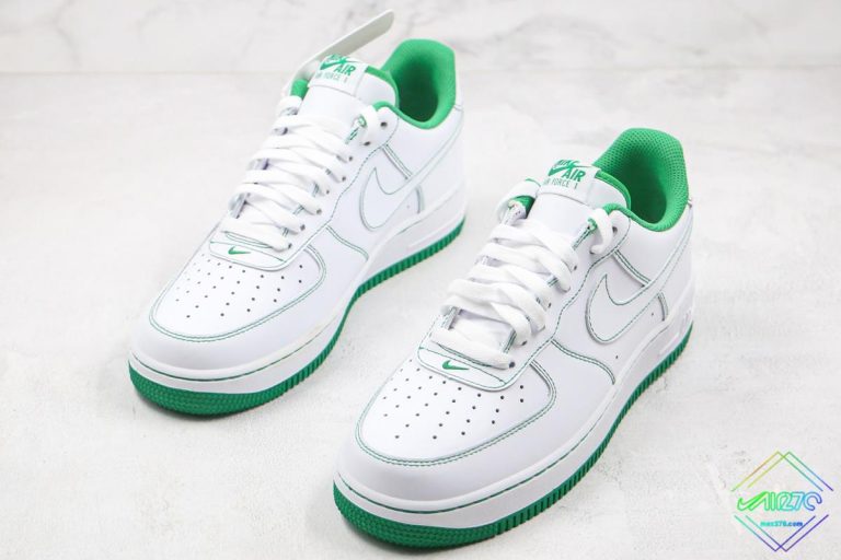 nike air force 1 low contrast stitch pine green