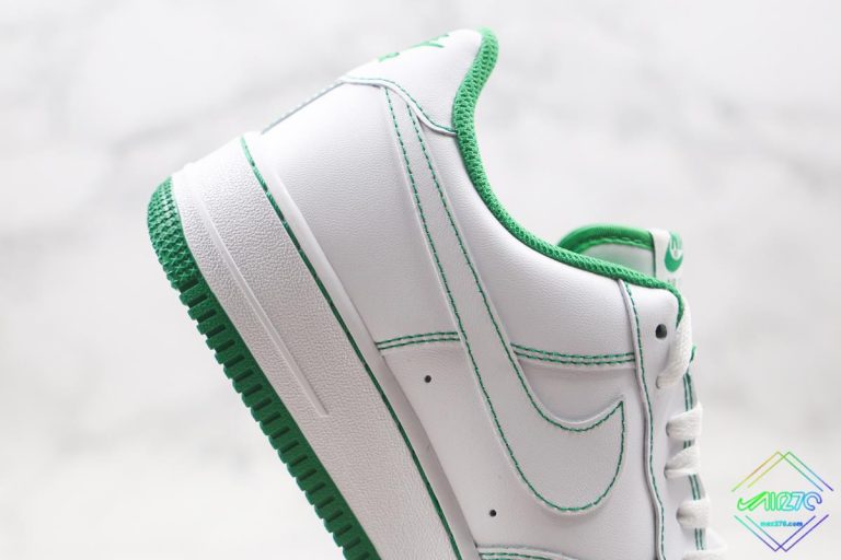 nike air force 1 low contrast stitch pine green
